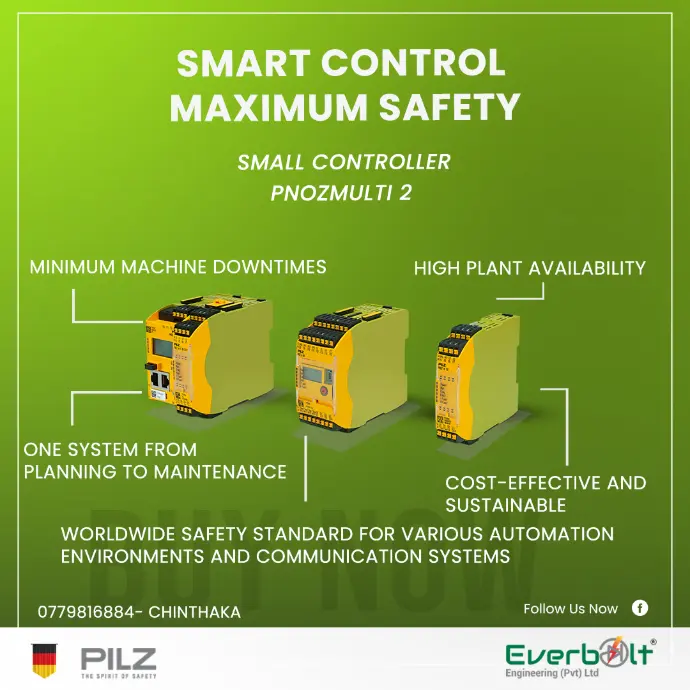 Pilz Industrial Safety & Automation Solutions in Sri Lanka | Everbolt