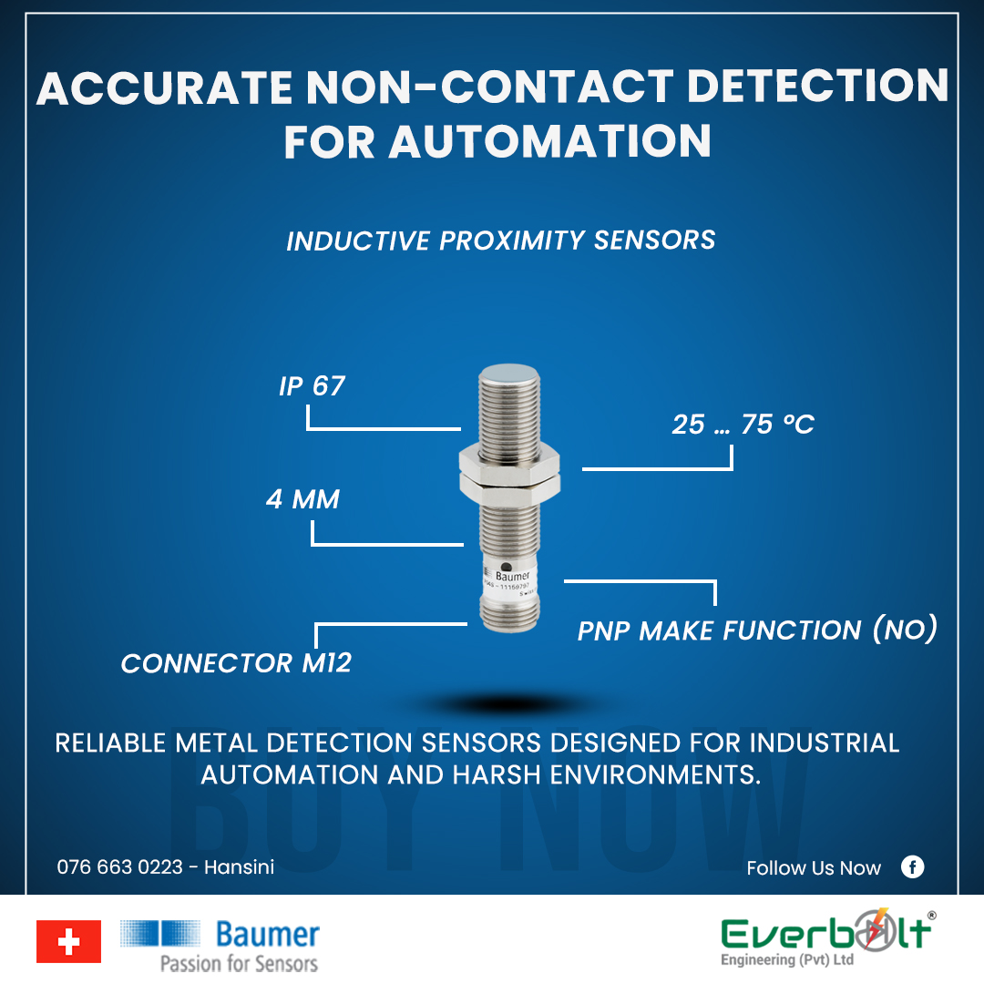 Baumer Industrial Sensors in Sri Lanka | Everbolt
