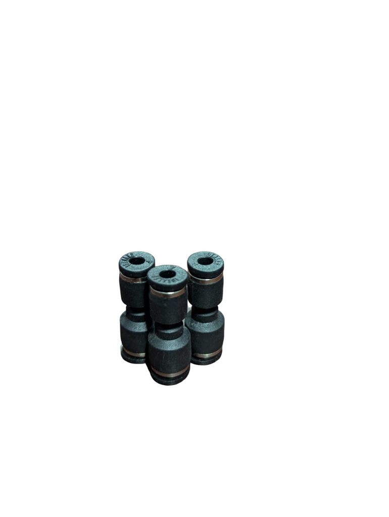Different Dia. Straight Connector , ( 06 mm - 04 mm ) - HPC