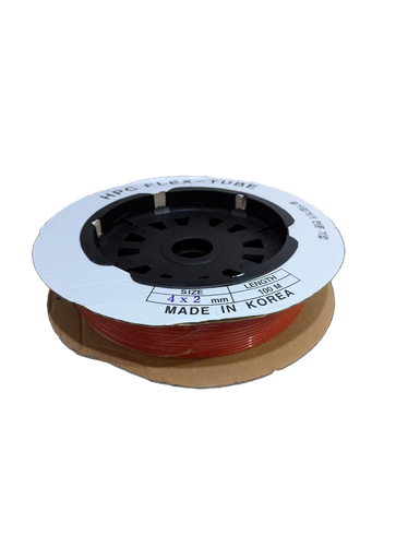 HPC - PU0420R - [2100] Air Tubing , 4 mm , Red Colour - HPC